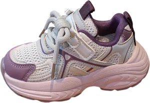 Mesh Breathable Sneaker for Boys Kids Toddler Lace-Up Sport Shoes Breathable Comfy Sole Non Slip Light Shoes Casual Cute
