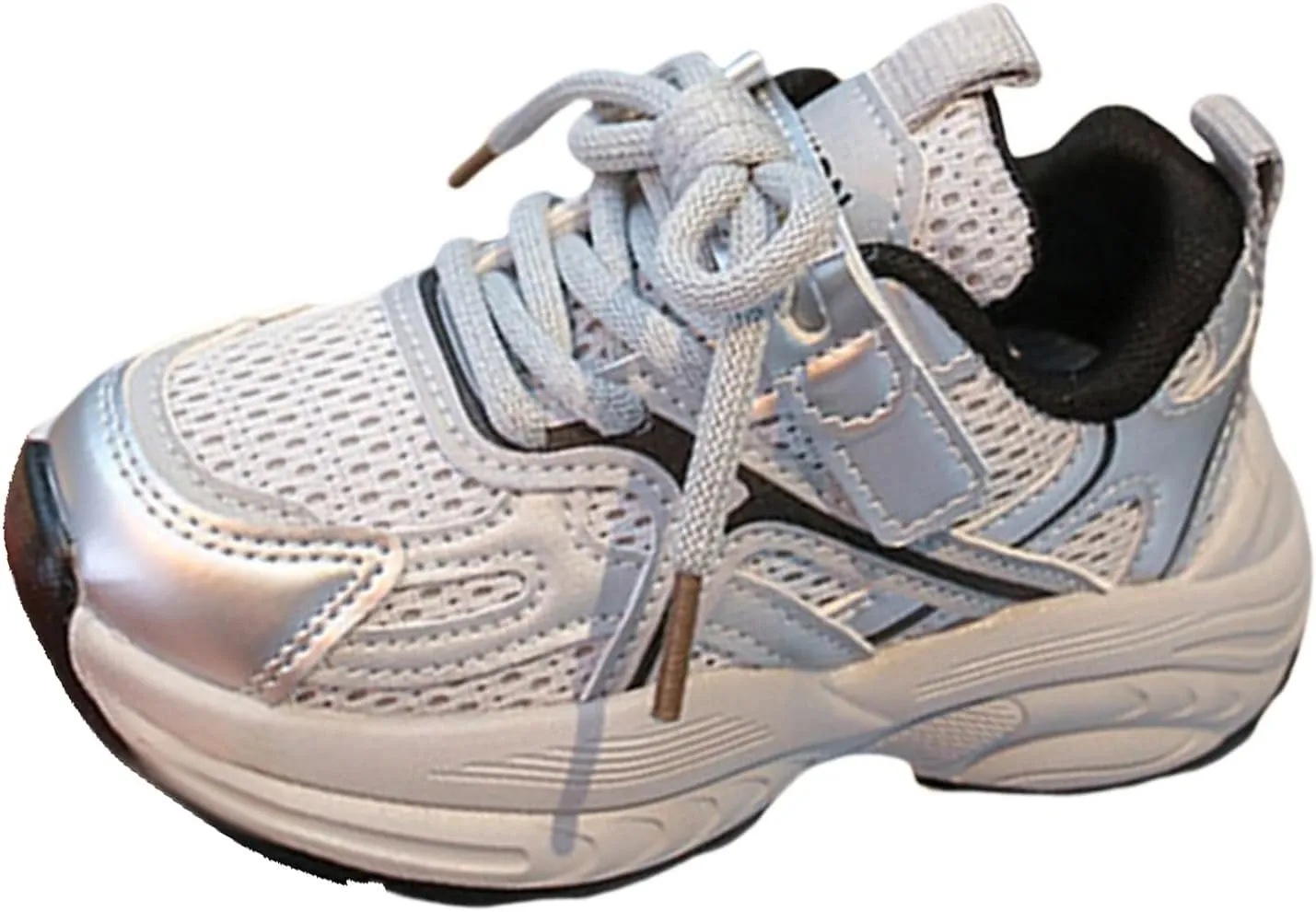 Mesh Breathable Sneaker for Boys Kids Toddler Lace-Up Sport Shoes Breathable Comfy Sole Non Slip Light Shoes Casual Cute