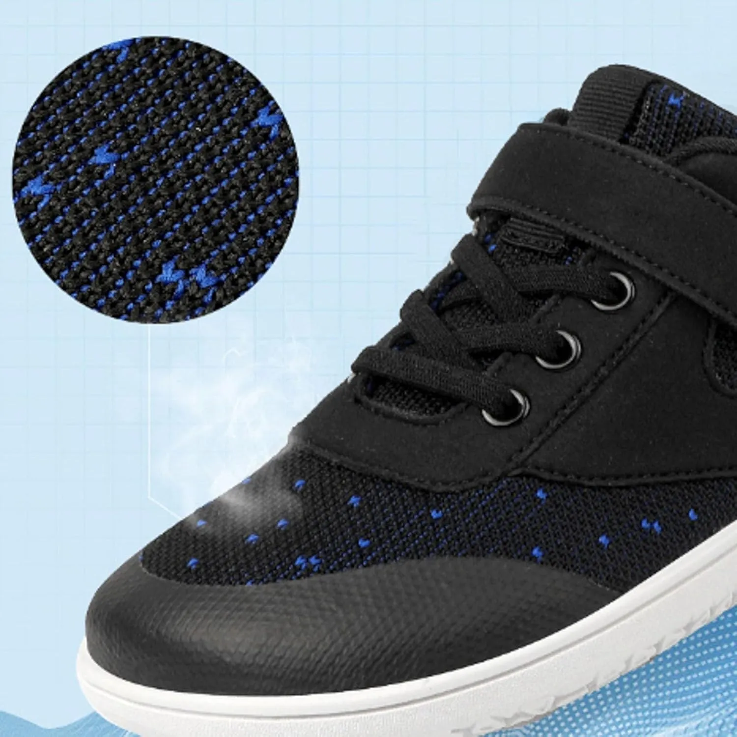 New Children's Wide Last Casual Outdoor Breathable Sports Shoes Size 3 Shoes Boys Lightweight Breathable Kids
