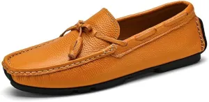 New Mens Loafers Shoe Round Toe Tassel PU Leather Slip Resistant Anti-Slip Flexible Party Walking Slip-ons