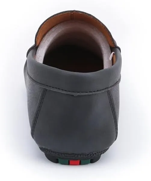 New Men's Loafers Shoes PU Leather Moe Toe Driving Loafers Flexible Comfortable Slip Resistant Wedding Casual Slip-ons