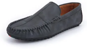 New Men's Loafers Shoes PU Leather Moe Toe Driving Loafers Flexible Comfortable Slip Resistant Wedding Casual Slip-ons