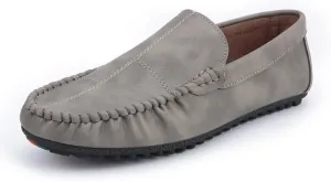 New Men's Loafers Shoes PU Leather Moe Toe Driving Loafers Flexible Comfortable Slip Resistant Wedding Casual Slip-ons