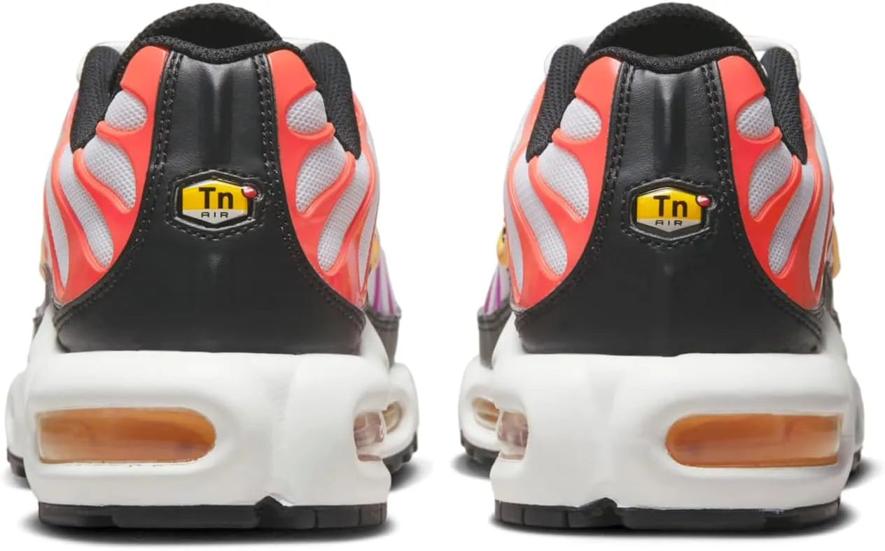 Nike Air Max Plus Women's Shoes (DZ3671-100, White/Black/Picante RED/Citron Pulse)