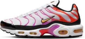 Nike Air Max Plus Women's Shoes (DZ3671-100, White/Black/Picante RED/Citron Pulse)