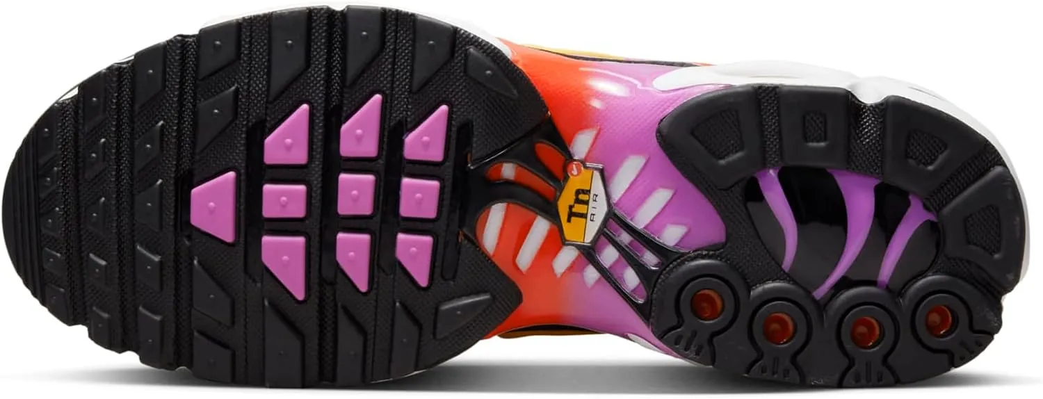 Nike Air Max Plus Women's Shoes (DZ3671-100, White/Black/Picante RED/Citron Pulse)