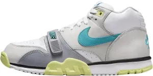 Nike Men's Air Trainer 1 "Citron Wht/Teal Nebula-Neutral Grey (FQ8828 100) - 10.5
