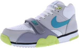 Nike Men's Air Trainer 1 "Citron Wht/Teal Nebula-Neutral Grey (FQ8828 100) - 9.5