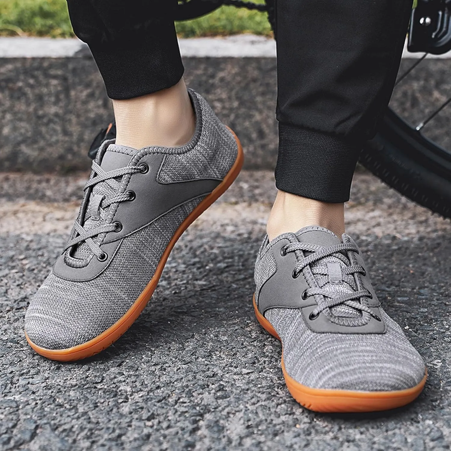 Non Slip Work Sport Shoes for Men Comfortable Breathable Lightweight Tennis Shoe Arch Support Plantar Fasciitis
