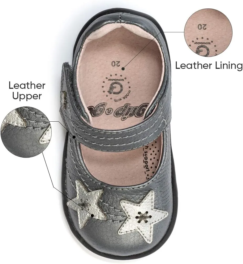 pediped Girl's Grip N Go Starlite Mary Jane-K