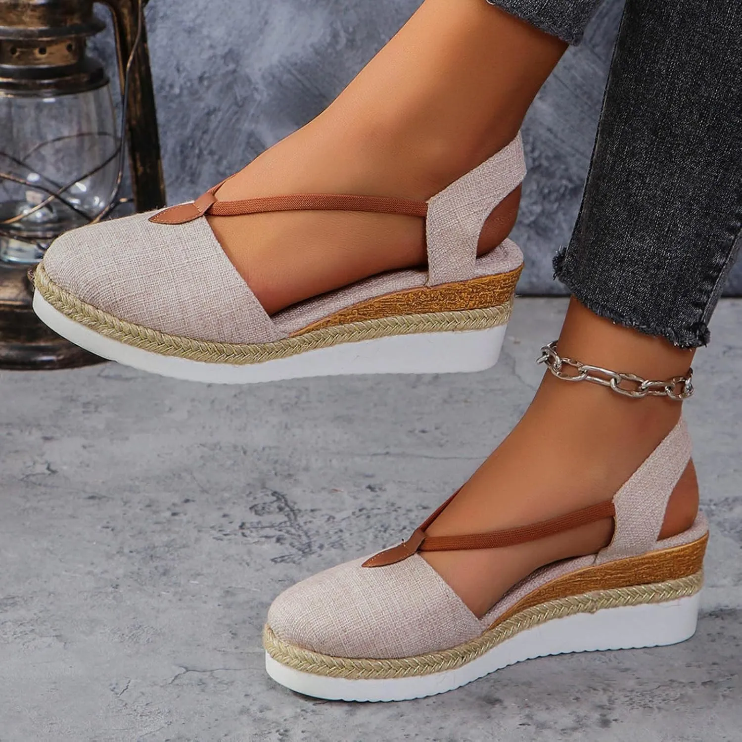 Platform Sandals for Women Wedge Sandals for Women Summer Platform Comfortable Low Wedges Womens Sandal