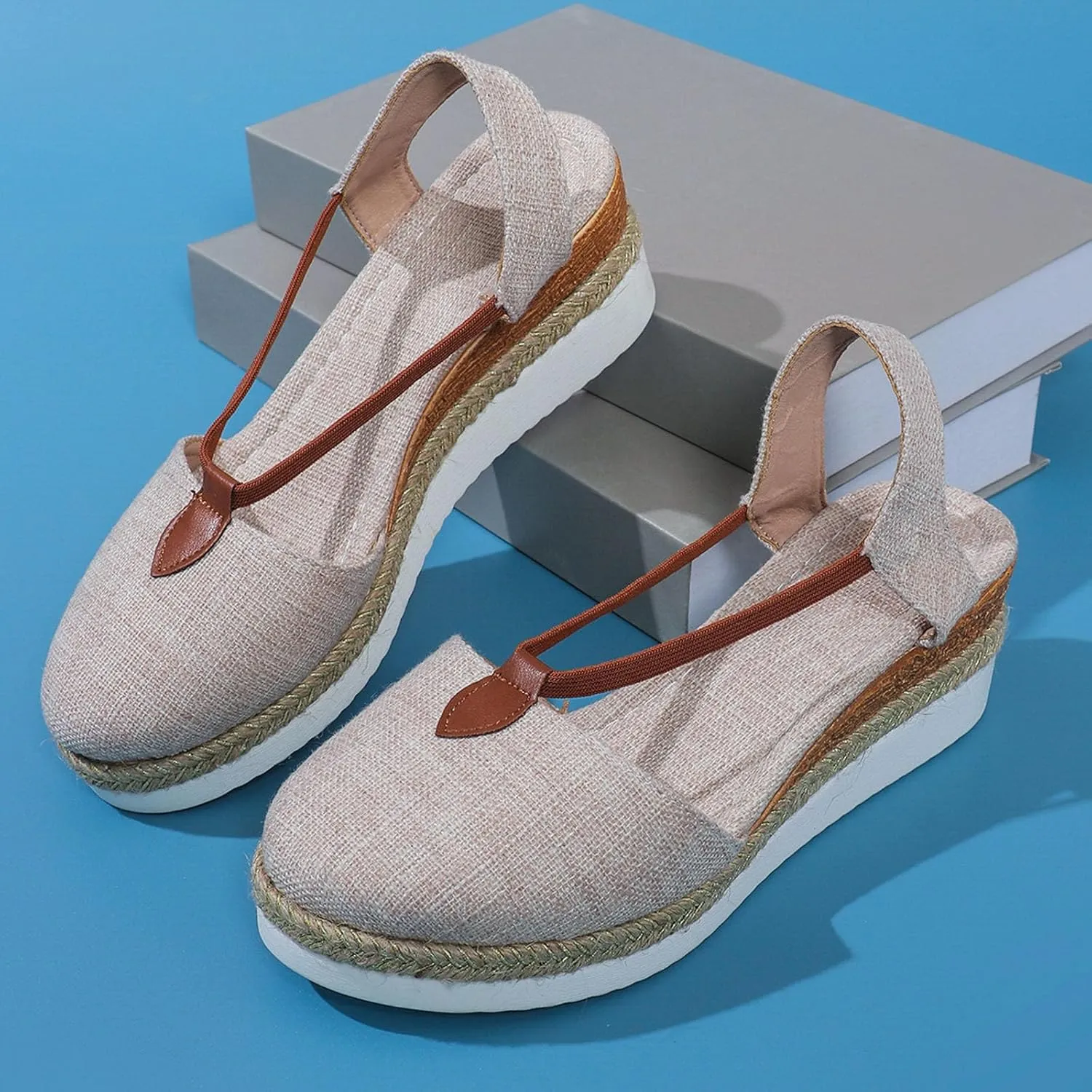 Platform Sandals for Women Wedge Sandals for Women Summer Platform Comfortable Low Wedges Womens Sandal