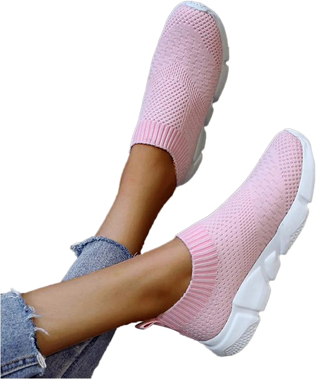 Platform Sneakers for Women 2023 Non Slip Zapatillas Blancas para Mujer De Tacon Bajo Black Tennis Shoes for Women Non Slip Women's Sneakers Wide Zapatos De Trabajo para Mujer