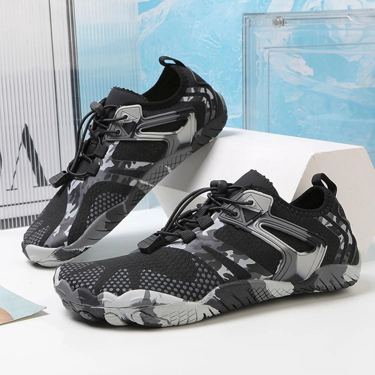Quick Dry Aqua Water Shoes Barefoot Beach Swim Pool Shoes for Women Men Outdoor Sports Hiking Surf Yoga Lightweight Non Slip Footwear