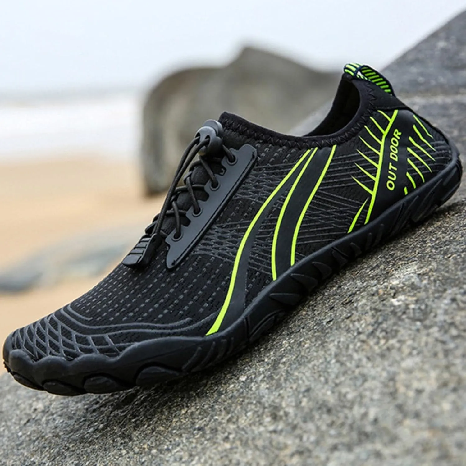 Quick Dry Water Shoes Women Men Barefoot Aqua Beach Swim Pool Surf Yoga Hiking Breathable Non Slip Lightweight Wide Toe Outdoor Sports