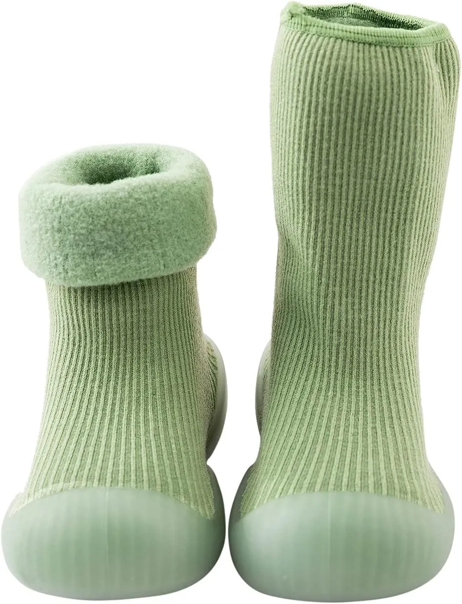 Sandals Flip Flop for Boys Size 13 Kids Toddler Baby Boys Girls Solid Warm Knit Soft House Slippers for Toddler Boys