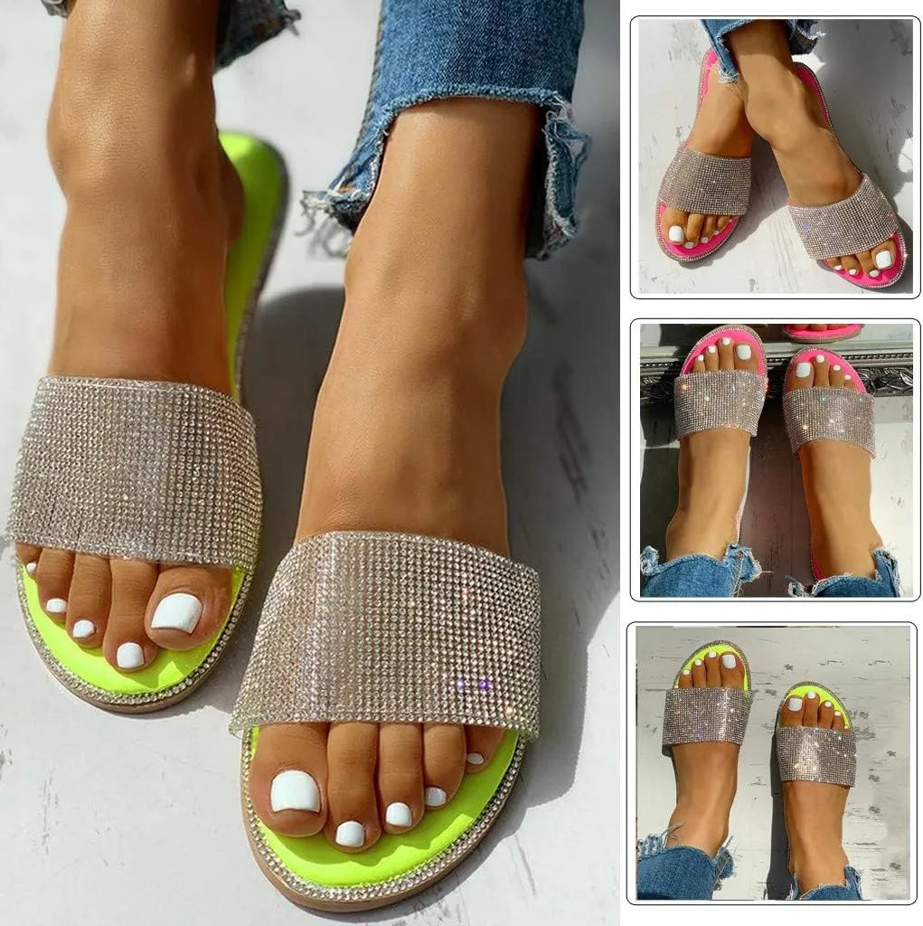Sandals for Women Wide Width,2020 Fashion Comfy Platform Sandal Comfortable Snakeskin Shoes Summer Beach Travel Flip Flops