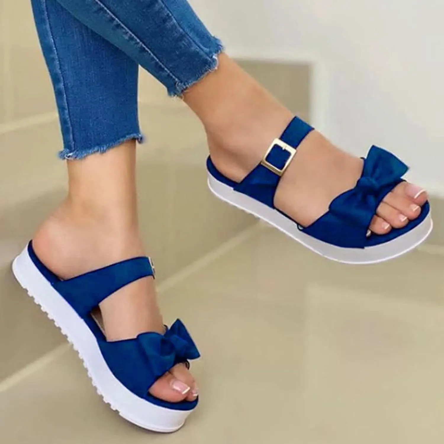 Sandals Women Fashion, Womens Summer Sandals Casual Strappy Open Toe Elegant Shoes Flat Travel Sandals