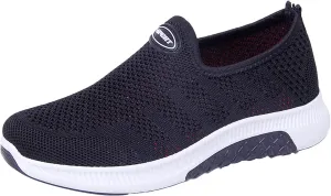 SBGMoSJ Running Shoes Womens Lightweight Fashion Sport Sneakers Zapatos Antiderrapantes para Mujer Womens Slip On Shoes Wide Width Womens White Platform Sneakers Zapatos Antideslizantes para Mujer