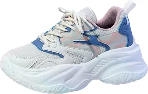 SBGMoSJ Women Sneakers Black Casual Women's Navy Blue Slip On Flat Shoes Size 8 White Tennis Shoes Women Dressy Business Casual Sneakers for Women 2023 Zapatos para Mujer Antideslizante