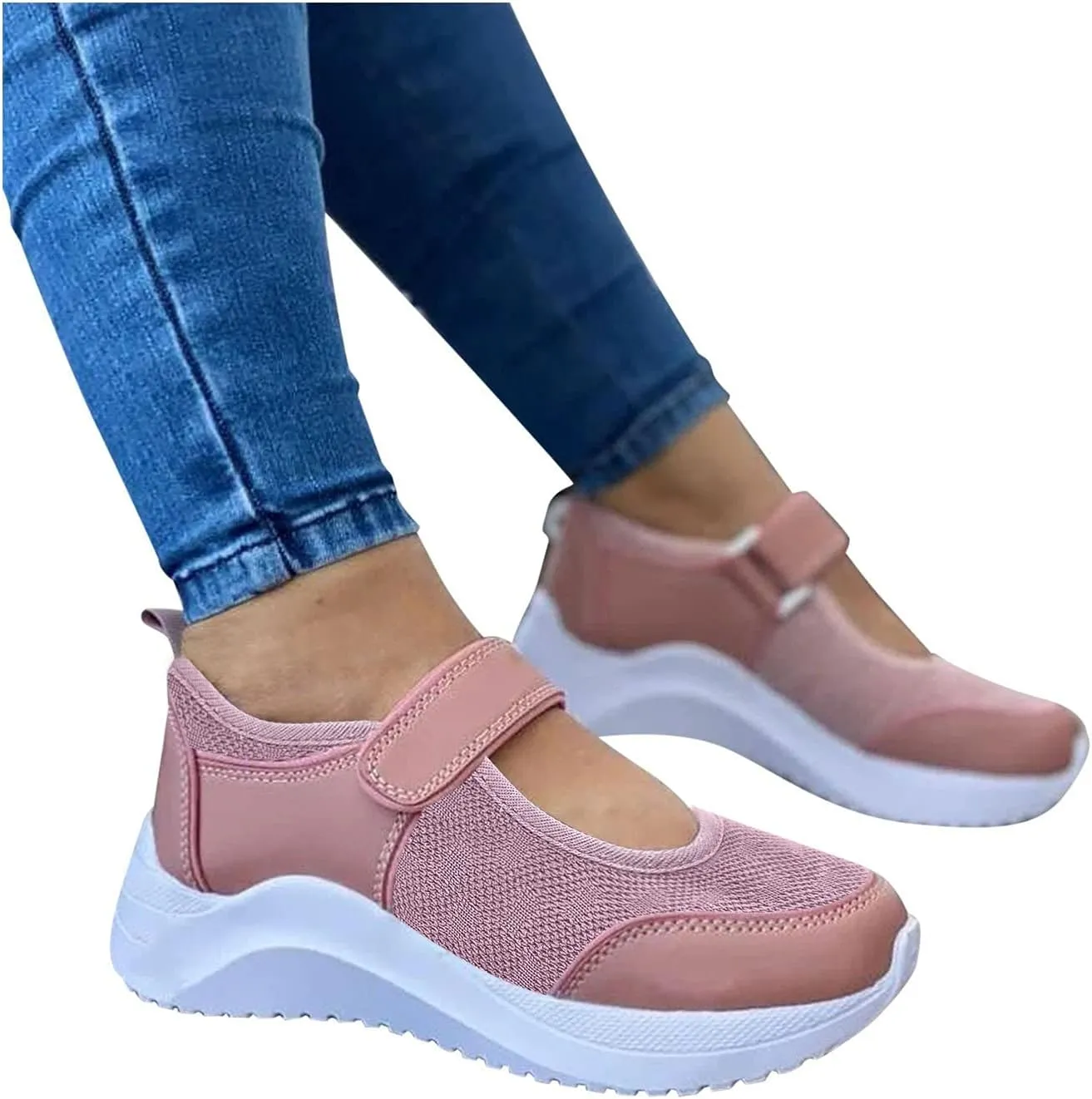 SBGMoSJ Womens Black Sneakers Size 9 Retro Womens Tennis Shoes Size 9w Nurse Shoes for Women Comfortable Wide Size 11w Walking Sneakers for Women White Tennis Shoes Women Size 9 Wide