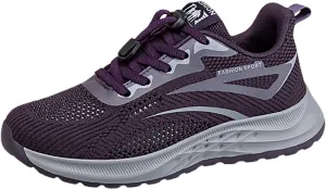 SBGMoSJ Womens Trail Running Shoes Wide Cute Black Sneakers for Women Extra Wide Slip On Shoes for Women Plantar Fasciitis Shoes Women Slip Ons Wide Tenis OrtopéDicos para Mujeres
