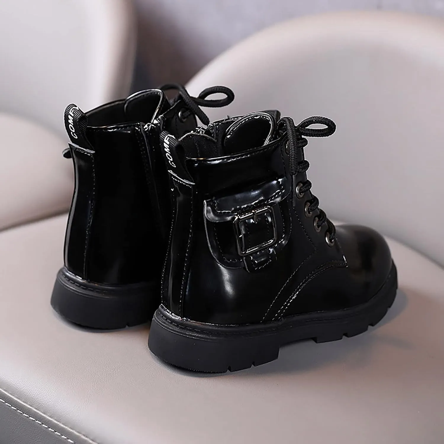 sfdgfhyf 6M to 6Y Baby Soft Bottom Boots Kids Boys And Girls Ankle Boots Short Boots Toddler Boots Waterpoor Leather