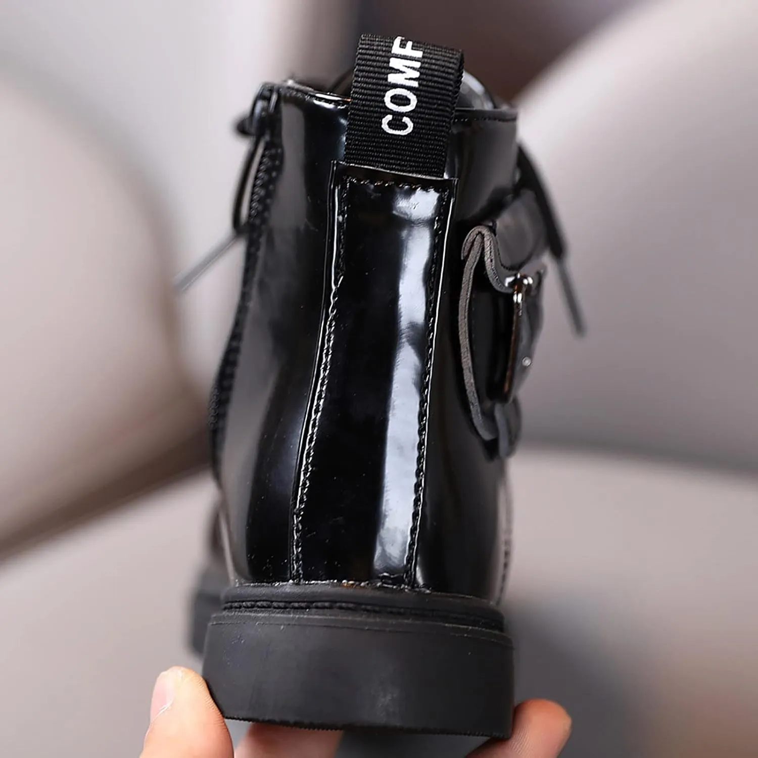 sfdgfhyf 6M to 6Y Baby Soft Bottom Boots Kids Boys And Girls Ankle Boots Short Boots Toddler Boots Waterpoor Leather