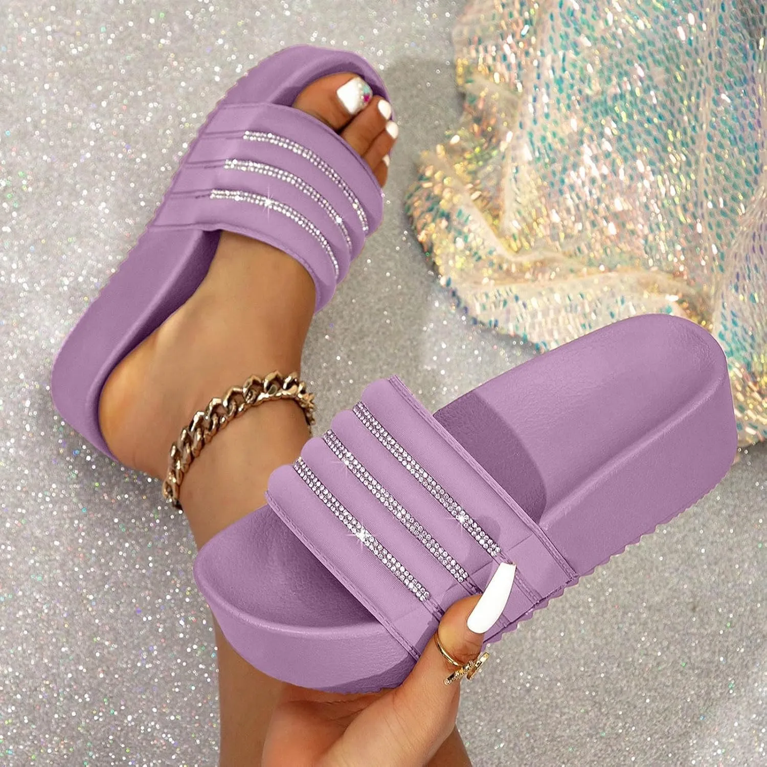 Slides for Men Shower Shoes Women Mens Slides Womens Comfortable Non Slip Ultimate Comfort Slippers
