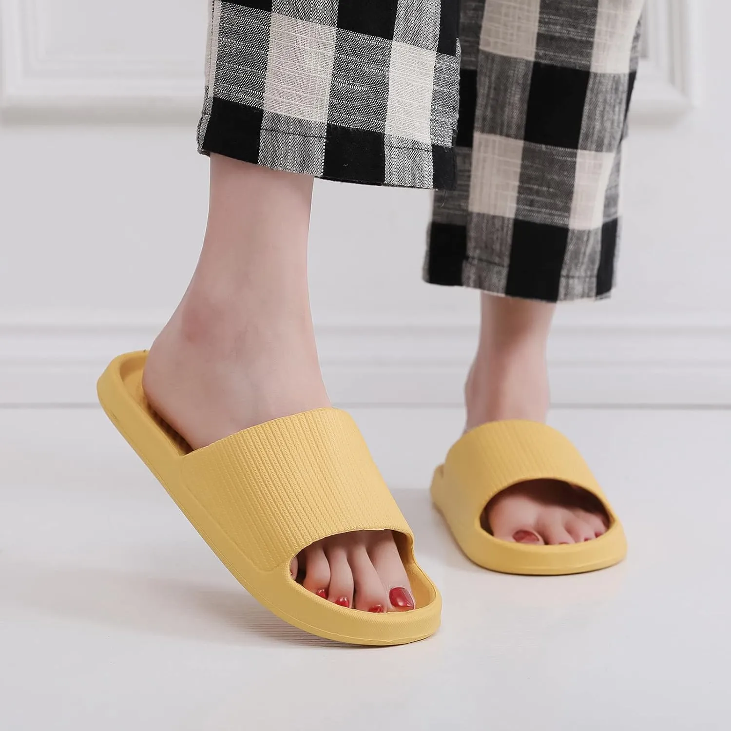 Slides for Men Slides for Women Mens Slippers Shower Shoes Women Public Ultra Comfort Beach Slippers
