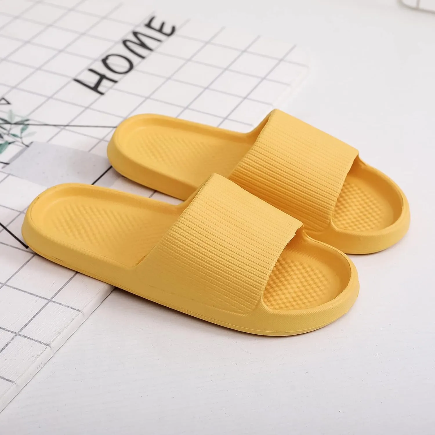Slides for Men Slides for Women Mens Slippers Shower Shoes Women Public Ultra Comfort Beach Slippers