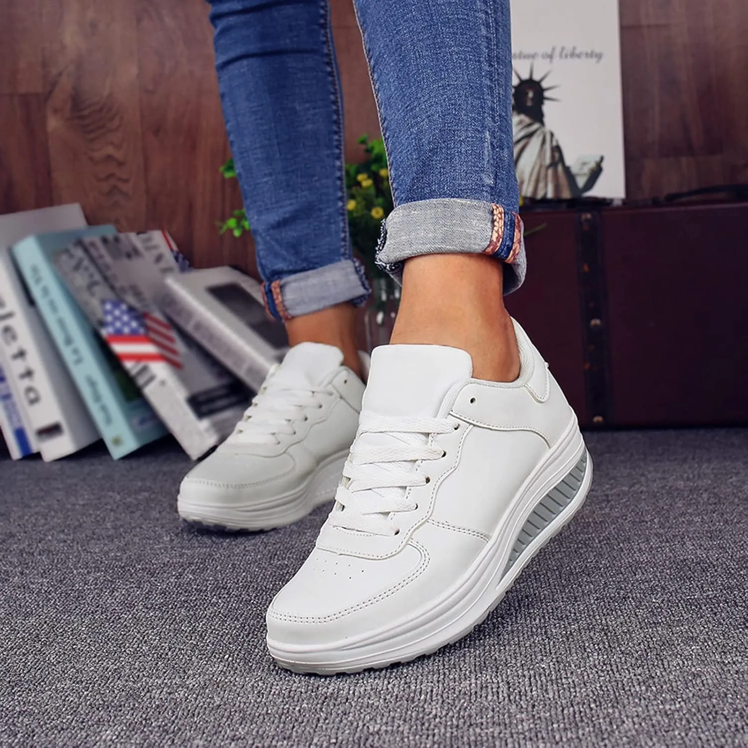 Slip On Shoes Women Wide 8.5 Zapatos OrtopéDicos para Mujer De Trabajo Brown Orthopedic Walking Shoes for Women Womens Trail Running Shoes Wide Womens Non Slip Work Dress Shoes Restaurant Black
