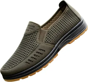 Slip On Tennis Shoes Men Running Shoes Sneakers Tennis Walking Shoes Lightweight Breathable Athletic Workout Shoes