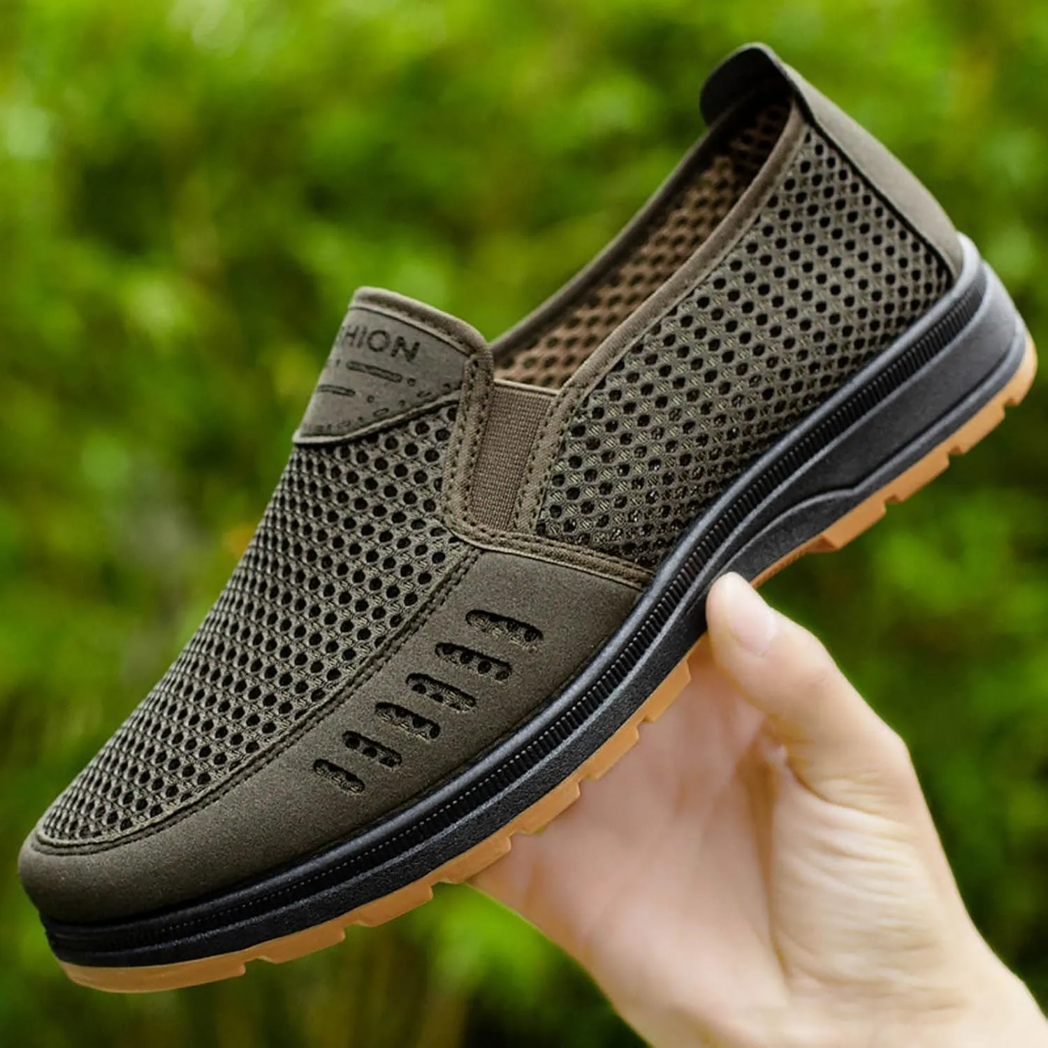 Slip On Tennis Shoes Men Running Shoes Sneakers Tennis Walking Shoes Lightweight Breathable Athletic Workout Shoes
