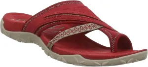 Smoneyful Women's Post Orthopedic Arch Support Sandals with Toe Ring Loop Flip Flops Comfort for Plantar Fasciitis