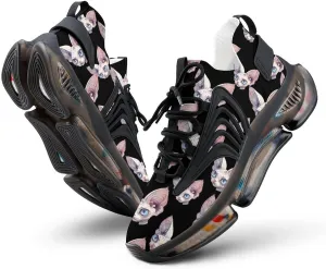 Sphynx Cat Head Men's Running Shoes Lightweight Walking Shoe Breathable Sneaker