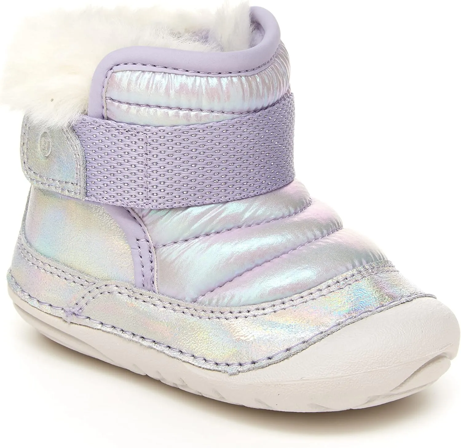 Stride Rite Unisex-Baby Soft Motion Channing First Walker Shoe