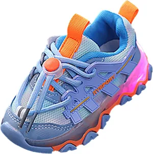 Toddler Boys Girls Light Up Shoes Flashing Lightweight Mesh Breathable Adorable Casual Toddler Athletic Sneakers