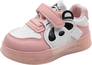 Toddler Boys Girls Light Up Shoes Little-Kids Flashing Led Soft Bottom Breathable First Sport Sneaker Boots for Girls