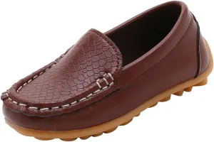 Toddler Boys Loafers Sole Rubber Leather Ankle Sneakers Kids Baby Summer Casual Lightweight Soft Non Slip Shoes