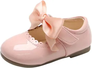 Toddler Dress Shoes,Infant Kids Baby Girls Butterfly Knot Princess Leather Shoes Sandals 0-7 Years