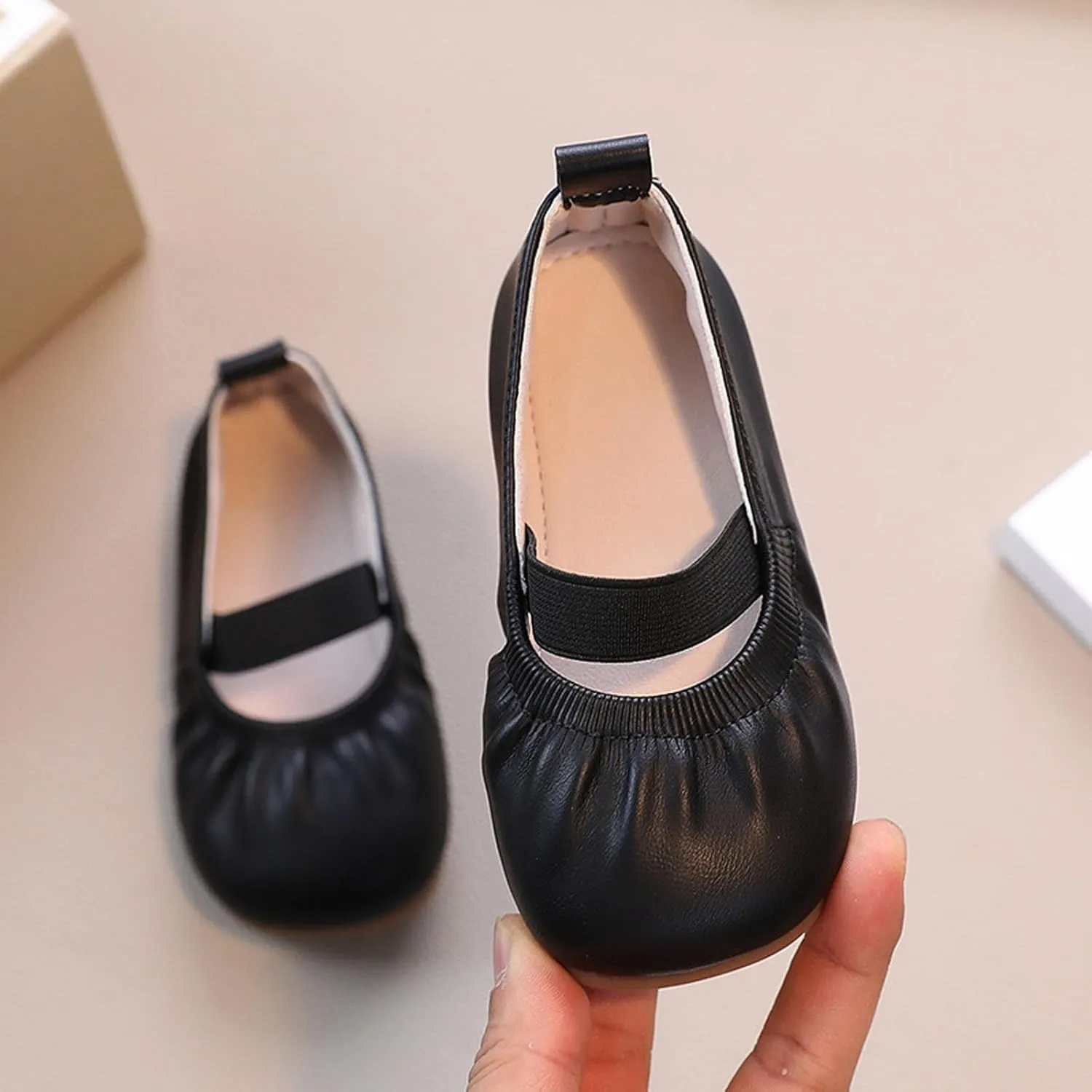 Toddler Flower Girl Dress Shoes Girl Ballet Party School Shoes Wedding Soft Soles with Soft Single Soles Girls