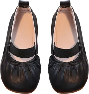Toddler Flower Girl Dress Shoes Girl Ballet Party School Shoes Wedding Soft Soles with Soft Single Soles Girls
