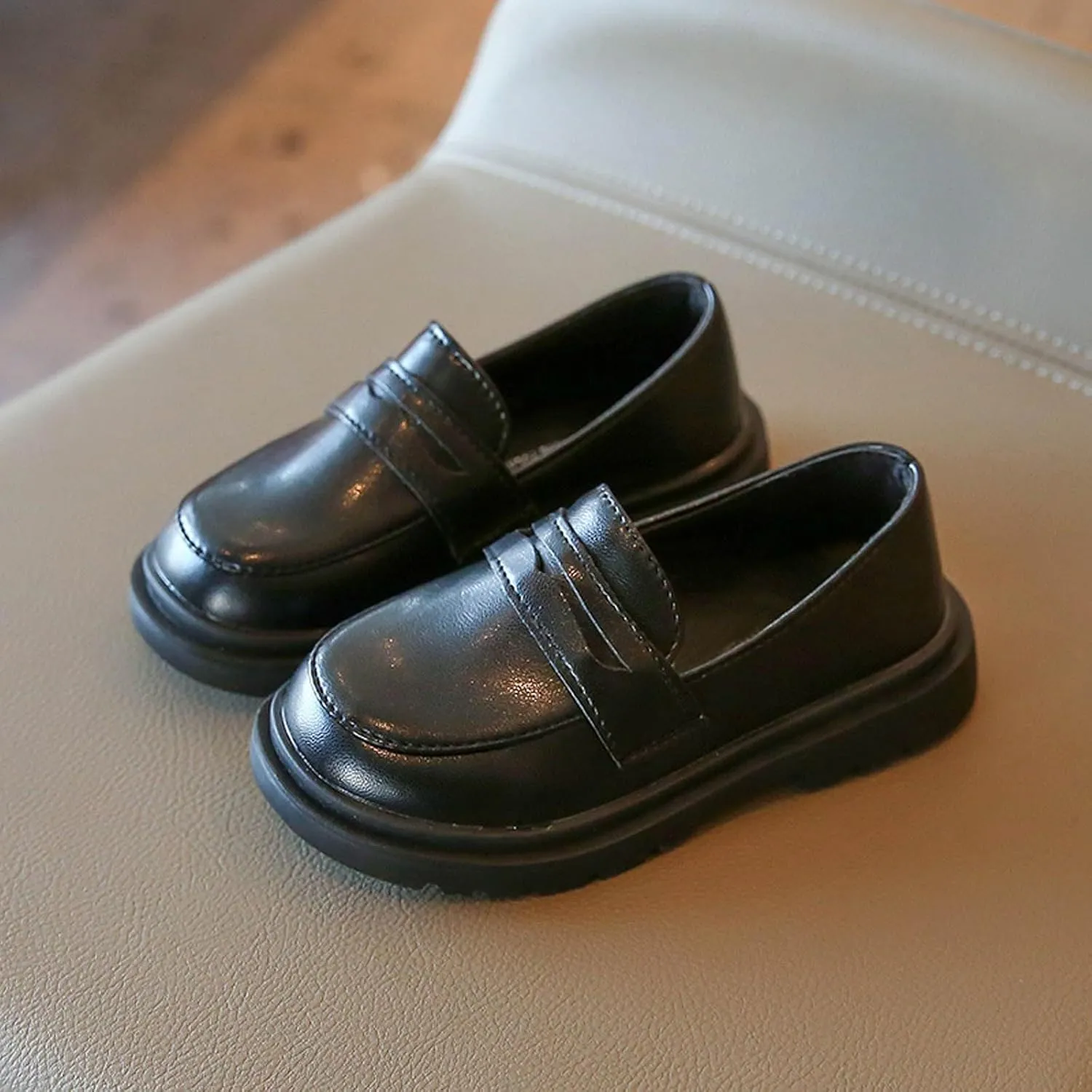 Toddler Little Kid Girls Soft Slip On Loafers Dress Flat Shoes Boat Shoes Casual Boys Sneakers Boys