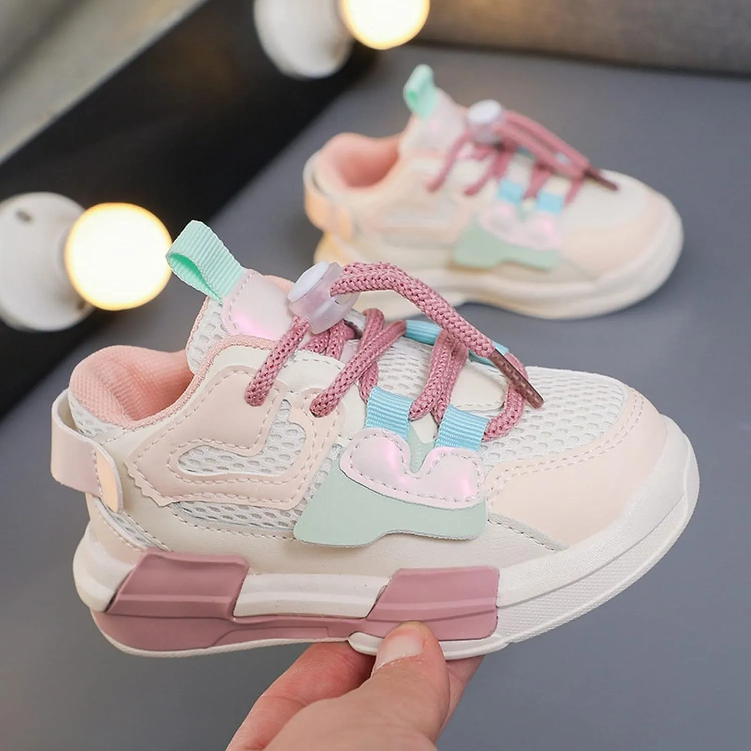 Toddler Mesh Breathable Sneaker Baby Infant Newborn Boys Outdoor First Walking Non Slip Sport Shoes Lightweight Cozy