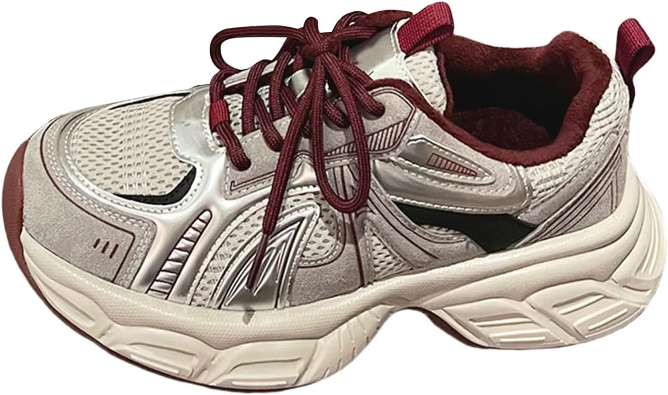 Toddler Mesh Breathable Sport Shoes Boys Kids Outdoor Running Sport Shoes Casual Retro Lace-Up Non Slip Breathable Shoes