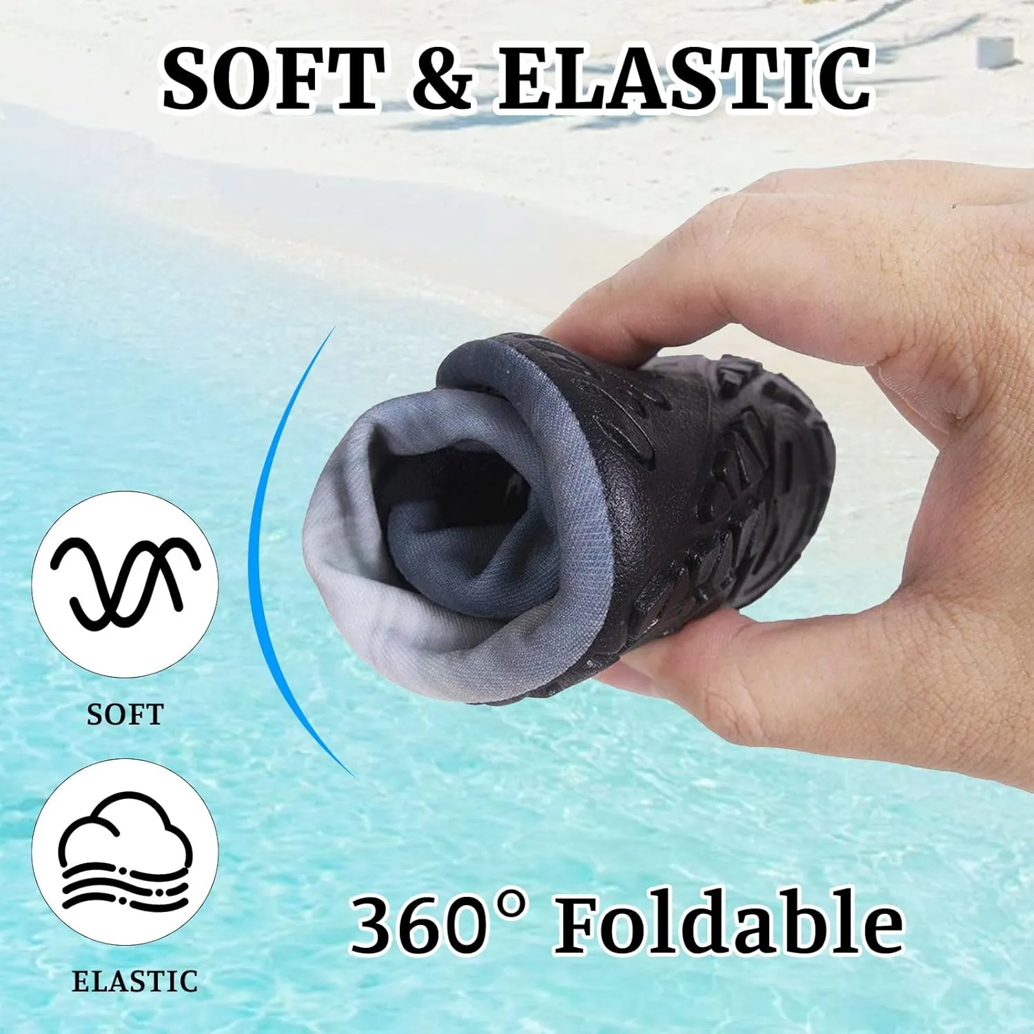 Water Shoes for Women Swimming Socks for Beach Lightweight Quick Dry Water Shoes Yoga Exercise, Swim, Sport Accessories Pool Camping