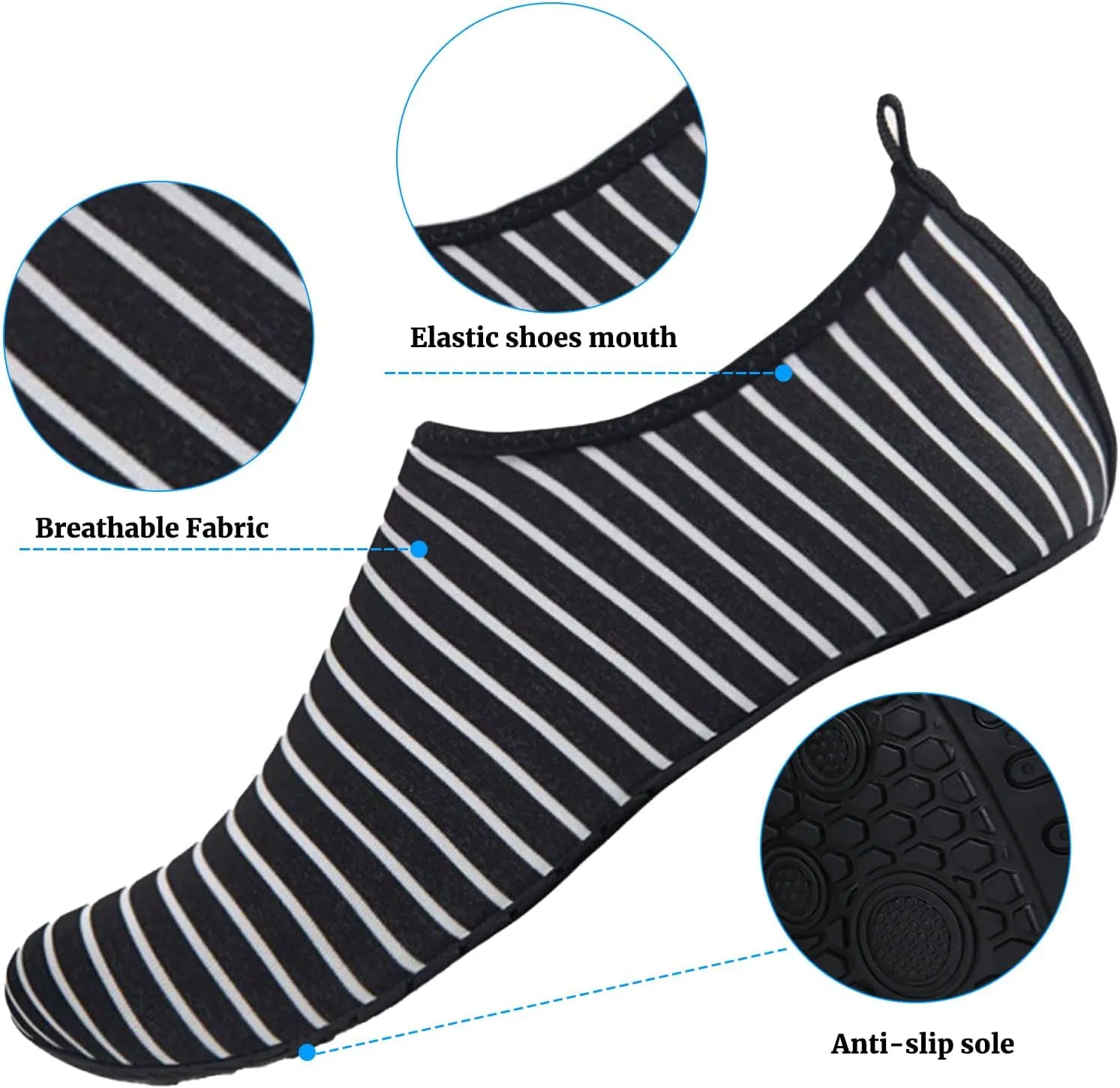 Water Shoes for Women Swimming Socks for Beach Lightweight Quick Dry Water Shoes Yoga Exercise, Swim, Sport Accessories Pool Camping