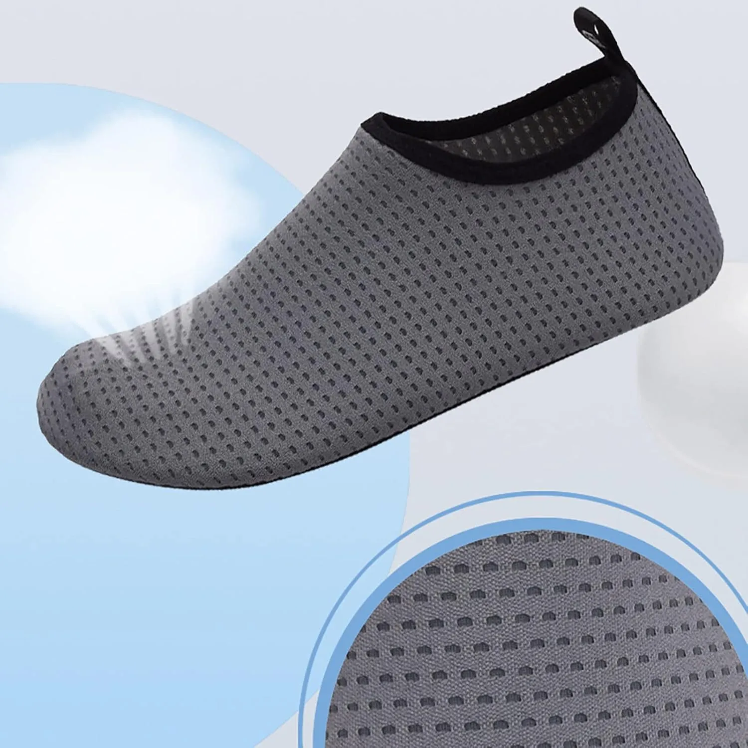 Water Shoes Men Size 9 Breathable Non Slip Athletic Water and Hiking Shoes for Women Water Shoes Wide Feet Beach Sports Quick Dry Barefoot for Beach Lake Pool Hiking Surfing Camping Size