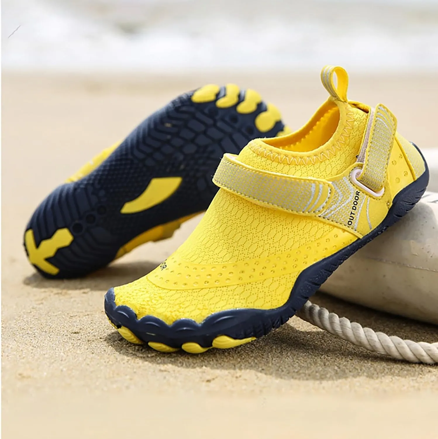 Water Shoes Men Wide Toe Barefoot Aqua Socks Quick Dry Barefoot Water Shoes Men Water Shoes Wide Width Women Beach Sports Quick Dry Barefoot for Pool Hiking Training Outdoor Water Sports
